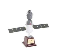 For 1/100 Modello Solido Di Shenzhou XII Veicolo Spaziale In Metallo Modello Aerospaziale Artigianato For La Scienza E La Tecnologia Sale Espositive Del Museo Raffinato(Gray)