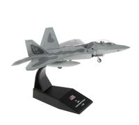 For 1/100 pressofuso US F-22 Fighter Jet Raptor modello di aereo souvenir modello pressofuso con supporto regalo