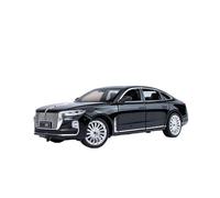 For 1:24 Hongqi H9 Car Model A Simulazione Di Una Berlina Domestica Ornamento Da Collezione E Grande Auto Giocattolo Raffinato(Black)