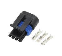 for 1 Set Male Female 3 Pin Map Sensor Waterproof Connector Wiring Harness Housing 112162182 12162185 with 15cm Wires(Ivory)