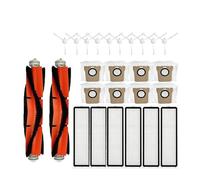 For 1S B101CN B116 X10 + Accessori L10s Ultra / S10 Pro Spazzola laterale principale Filtro Hepa Parti del sacchetto for la polvere del mop cantone di Durapur (Color : 26PCS-01)