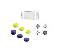 For 2 Protective Case+D-Pad Button Cap Kit+Joystick Cap Split Protective Case for 2