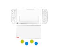 For 2 Protective Case Kit 8-in-One Split Protective Case+Joystick Cap+Screen Protective Film for Switch2
