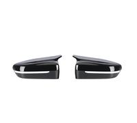 For 3 4 5 7 8-Series G20 G21 G28 G11 G12 G14 G15 G16 G30 G31 G38 G22 Exterior Side Rearview Mirror Cover Carbon Fiber Style CRRYUQWWM(Glossy Black)