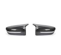 For 3 4 5 7 8-Series G20 G21 G28 G11 G12 G14 G15 G16 G30 G31 G38 G22 Exterior Side Rearview Mirror Cover Carbon Fiber Style CRRYUQWWM(Carbon Grain Black)