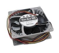 For 4-Wire, 6000RPM, 260CFM, 340Pa, 40,000 Hours Lifespan High-Speed 120mm Aluminum Frame Fan - 48V LMNCBVYA