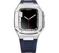 For 8 7 6 5 4 SE 41/44/45mm Stainless Steel Watch Case Band Modification Kit，Light Duty Rugged Watchband ProtectiveKit Accessories