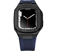 For 8 7 6 5 4 SE 41/44/45mm Stainless Steel Watch Case Band Modification Kit，Light Duty Rugged Watchband ProtectiveKit Accessories