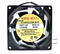 For - 80x80x38mm, 2700/3200 RPM, 26.5/32 CFM, 50,000 Hours Lifespan 8CM 3115PS-23W-B30 AC230V High Temperature Resistant Cabinet Fan LMNCBVYA(Lead type)