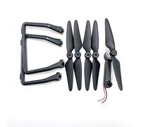 For accessori for drone RC SJ-RC F7 Pro 4K, pale, eliche, braccio a foglia d'acero, pattini di atterraggio...(Light yellow)