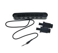 For Aco-ustic for Tone for Tune-o-Matic Pickup al ponte for chitarra piezoelettrica LP Pickup al ponte for chitarra piezoelettrica for Les for Paul Cromo/Nero/Oro(Zwart)