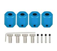 for Adattatore for mozzo Esagonale da 12 mm in Lega RCA-WD, 4 Pezzi/Set, for Arr-MA 3s e Me-ga550, vor-teks, Sen-TON, Parti di aggiornamento gra-Nite(Blauw)