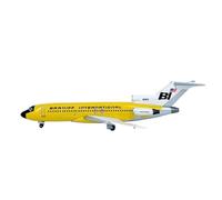 For aeroplano giocattolo in scala 1:500 Braniff Aviation B727-100 modello di aeroplano in lega statica, decorazione in metallo, regalo