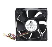 For AFB1212She 12038 1 2 cm 1.6a 12V 4wire PWM Ventola di raffreddamento 120 * 120 * 38mm 151,8 5cfm 3700rpm 5 3db-a (Color : 5pcs lot)