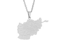 For Afghanistan Stainless Steel Pendant Necklaces Jewelry Gold Color Items for Bridal Women Man Party Gifts Earrings Sets Round Ball Jewelry (Model 2)