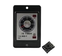 For AH2-Y Delay DC24V - 8-Pin Electromagnetic with Base, 5 Current, 0-6 Seconds, Instantaneous Contacts LMNCBVYA(10)
