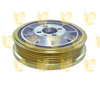 For Alfa 166 2.0 16V Twin Sp. Puleggia Albero Motore Ø148mm Int.Ø42mm 6Gole/Rib