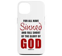 For All Have Sinned - Romans 3:23 KJV Christian Gospel Custodia per iPhone 13