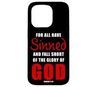 For All Have Sinned - Romans 3:23 KJV Christian Gospel Custodia per iPhone 15 Pro