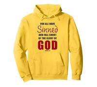 For All Have Sinned - Romans 3:23 KJV Christian Gospel Felpa con Cappuccio
