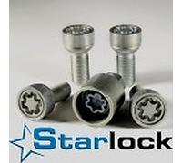 For Audi 100 Kit Bulloni Antifurto Starlock Farad per Cerchi Acciaio Orig