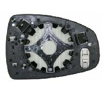 For AUDI A1 DAL 2010> VETRO + PIASTRA RETROVISORE DX TERMICO CROMATO CURVO