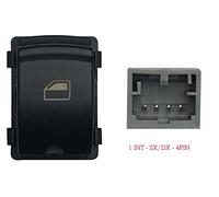 For Audi A4 10/07>10/13 Pulsante Alzacristalli Anteriore Porta Dx Pos.Sx/Dx 4pin