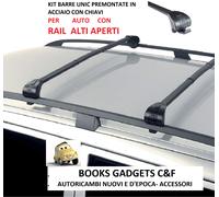 For Honda Shuttle 94>00 Kit Barre Acciaio Premontate Portat C/Chiavi RAIL APERTI