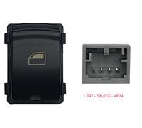 For Audi A4 10/07>10/13 Pulsante Alzacristalli Anteriore Porta Dx Pos.Sx/Dx 4pin