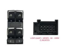 For Audi Q7 dal 04.2015> Blocco Pulsanti Alzacristalli Porta Anteriore Sx 10pin