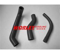 For Autobianchi A112 3-7 series Lancia A 112 S3 S4 S5 Silicone Radiator Hose BLK