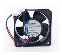 For Axial Flow Fan - 614NHH 125mA 3.0W 2-Wire, 6850RPM, 33CFM, Quiet Operation, Long Lifespan High Air Volume 6025MM 24V LMNCBVYA