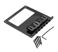 For B72A 6 Saddle Tele Bridge Tailpiece Tele Humbucker TL Guitar Bridge For Guitar Black