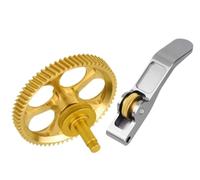 For Ba-mbu for Lab P1 X1 A1 Serie Kit ingranaggi estrusore aggiornato interamente in metallo for ingranaggi in acciaio temprato con rivestimento nanometrico for RNC(A1 series)