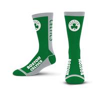 For Bare Feet NBA MVP Crew Sock Calzini, Verde, L Uomo