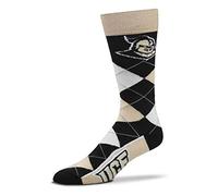 For Bare Feet NCAA Ucf Knights Argyle Line Up Dress Sock Team Color OSFM