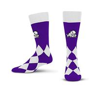 For Bare Feet Unisex NCAA TCU Horned Frogs Big Diamond Team Color Socks OSFM