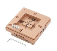for bga Reballing Station Kit con Stencil Holder Jig - Modello in lega di alluminio per rete 80 x 80 mm e 90 x 90 mm - Strumento di saldatura centraggio automatico per riparazione CPU GPU portatile