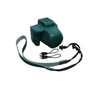 For Canon EOS R50 R100 Detachable PU Leather Camera Bag Protective Cover with Shoulder Strap