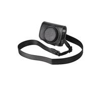 (For Canon G7 X Mark III / G7X3, Black) Retro Litchi Texture Leather Full Body Camera Case Bag with Strap