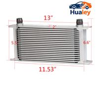 For Car 19 Row AN-10AN Universal Aluminum Engine Transmission OilCooler new