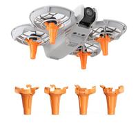 For carrello di atterraggio for droni NEO, gambe di estensione portatili e leggere, staffa protettiva antigraffio for accessori Neo (arancione)(For T50 T25 orange)