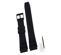 For CASIO for Swordfish MDV106-1A MDV-107 MTP-VD01 MDV-106D EFR-303L Cinturino da polso sportivo in silicone da uomo (22 mm)(Black black)