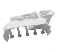 FOR CAVE - Tunnel ornamentale in resina a colonna romana per acquari, supporta la diversità dell'habitat acquatico e incoraggia i modelli naturali di foraggiamento (A)