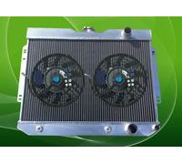 FOR CHEVY BEL AIR,BISCAYNE,CHEVELLE,IMPALA 1960-1965 61 62 63 64 RADIATOR+FANS