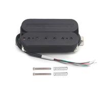 For chitarra elettrica Aln-ico 2 Lama Humbucker/Vite esagonale Regolazione Pickup Doppia Bobina con 4 Cavi Condotti/Divisione Bobina for Alni-coII Nero