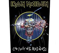 for-collectors-only Iron Maiden Toppa per la schiena Can I Play With Madness Backpatch Toppa, Nero , L