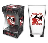 for-collectors-only Metallica - Bicchiere da Birra in Vetro Em all, Misura XL