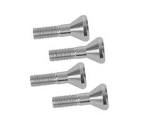 For con R80 R 80 Cafe Racer Set di bulloni for mozzo ruota posteriore M12*55MM Viti in lega titanio T80 Modifica moto retrò 3 colori Universale(Silver)