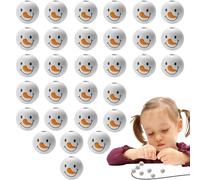 For Crafts - White | White, Winter 20MM : Crafted From Wood, These Are Sturdy And Sound. You Can Rest Assured They Won't Break Easily And Are Safe For All To Handle.